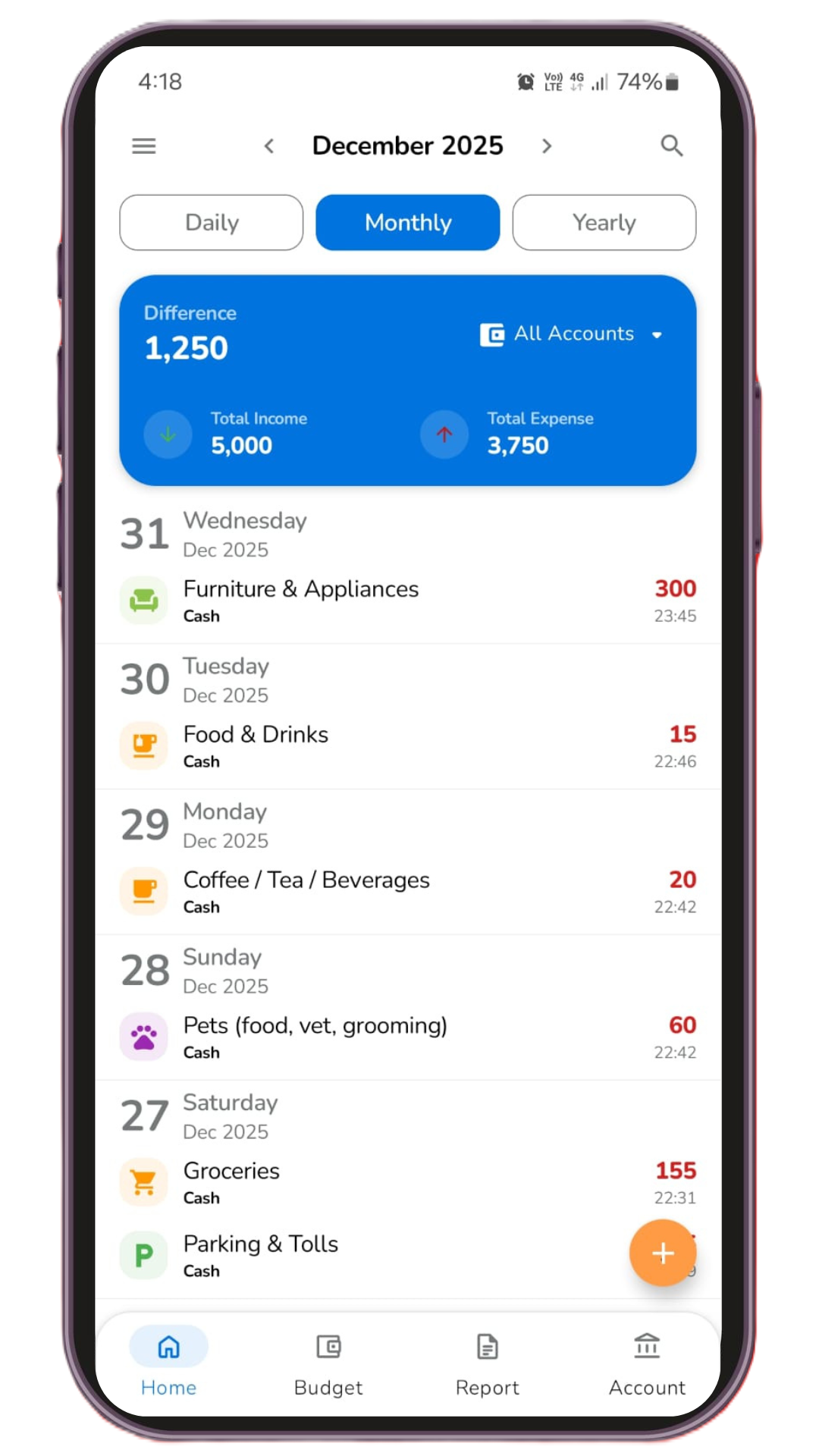 SpendRep Android App